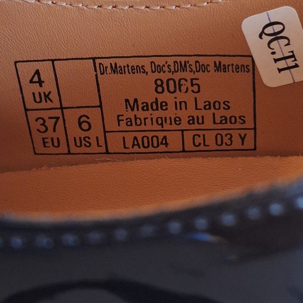 NWOT Dr. Martens Black Patent Leather Double-Strap Mary Jane Loafers - Picture 5 of 8